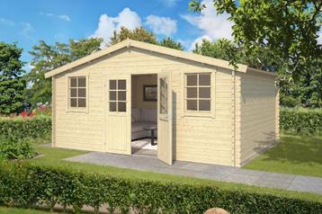 Blokhut Udo 480x300 Onbehandeld vuren, Verzenden, Nieuw