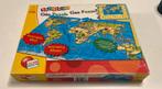 Puzzel wereldkaart 108 stukken, Ophalen of Verzenden, Gebruikt