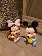 Minnie  & Mickey Mouse als baby  - Van Disney 1984, Verzamelen, Ophalen of Verzenden, Mickey Mouse, Zo goed als nieuw