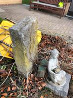 Grote grijze zwerfsteen - tuindecoratie  90cm hoog, Tuin en Terras, Ophalen, Gebruikt, Steen, Overige typen