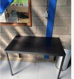 Tafel zwart IKEA, Huis en Inrichting, Tafels | Eettafels, Ophalen, Overige materialen, Gebruikt, 100 tot 150 cm