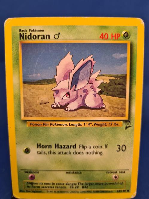 Nidoran  83/130 - Base Set 2, Hobby en Vrije tijd, Verzamelkaartspellen | Pokémon, Zo goed als nieuw, Verzenden