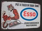 Metalen reclamebord "Esso" put a tiger in your tank Nieuw, Verzenden, Nieuw, Reclamebord