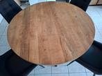 Ronde tafel in massief mangohout 130 cm Nieuw, Ophalen, Nieuw