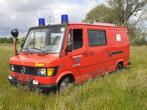 CAMPER mercedes BENZINE 1988 bus BRANDWEER OLDTIMER, Zwart, 2300 cc, Mercedes-Benz, Handgeschakeld