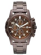Horloge Fossil, bruin, zeer goede staat, Ophalen of Verzenden, Staal, Staal