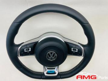 Vw Golf 7 Polo 2G R Line Stuur en Airbag Stuur Zonder Flippe beschikbaar voor biedingen