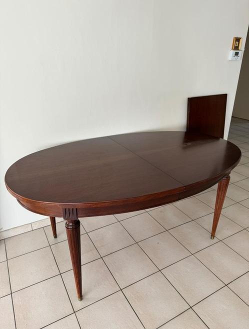 Antieke eettafel ovaal, Maison & Meubles, Tables | Tables à manger, Utilisé, 100 à 150 cm, 200 cm ou plus, Cinq personnes ou plus