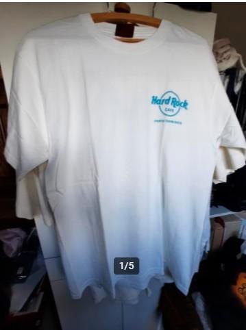 T-Shirt "Hard Rock Café - Santa Domingo (Nieuw), Kleding | Heren, T-shirts, Nieuw, Maat 48/50 (M), Wit, Ophalen of Verzenden