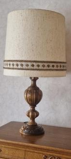 Antieke staanlamp met houten voet, Antiek en Kunst, Ophalen