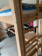 Hoogslaper in stijgerhout, Kinderen en Baby's, Kinderkamer | Stapelbedden en Hoogslapers, Ophalen, Gebruikt, Hoogslaper