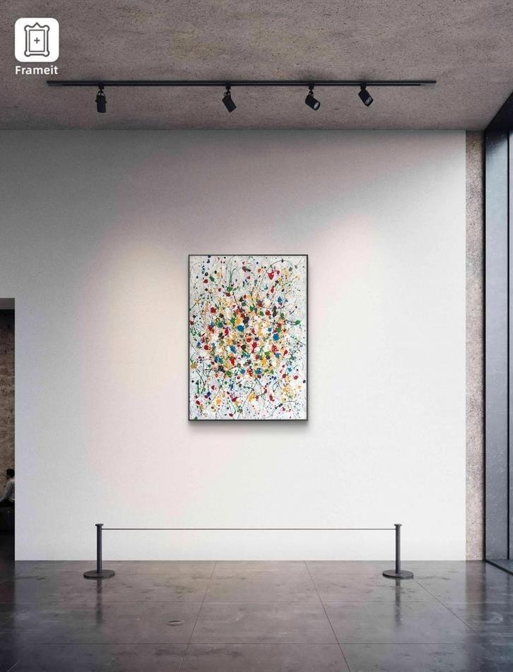 Feelings among the flowers, Antiek en Kunst, Kunst | Schilderijen | Abstract, Ophalen