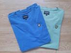 2 t-shirts lyle en scott maat 152/158  blauw en muntgroen, Lyle & Scott, Ophalen of Verzenden, Zo goed als nieuw, Shirt of Longsleeve