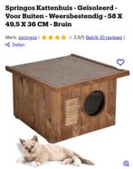 NIEUW Kattenhuis voor buiten weersbestendig, Ophalen, Nieuw, Overige