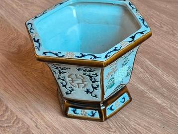Vintage Japanse/Chinese cache pot, Enlèvement ou Envoi