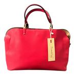 Handbag with side zipper - Red, Handtassen en Accessoires, Verzenden, Nieuw, Rood, Handtas