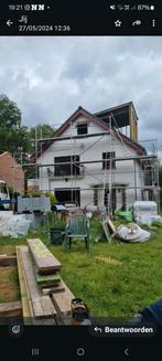 Aluminium stelling, Doe-het-zelf en Bouw, Ophalen, Zo goed als nieuw, Gevelsteiger, 5 meter of hoger
