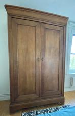 Massieve antieke kleerkast – Louis Philippe stijl – 240 cm h, Ophalen
