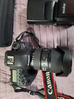 Canon EOS 6D Mark II + EF 16-35mm + Godox TT685IIC, Ophalen, Zo goed als nieuw, Compact, Canon