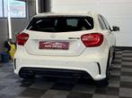 Mercedes-Benz A 180 benzine Full AMG-PACK bj. 10/2014 Euro 6, Auto's, Mercedes-Benz, Zwart, 4 cilinders, Alcantara, Wit