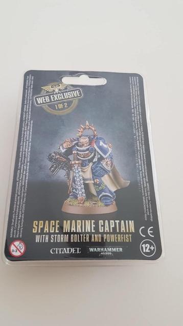 warhammer space marine captain web exclusive beschikbaar voor biedingen