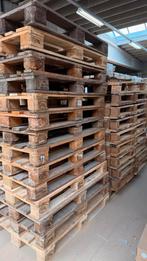 50 gebruikte europalletten te koop te Nevele, Doe-het-zelf en Bouw, Hout en Planken, Ophalen, Gebruikt, Overige houtsoorten, Pallet