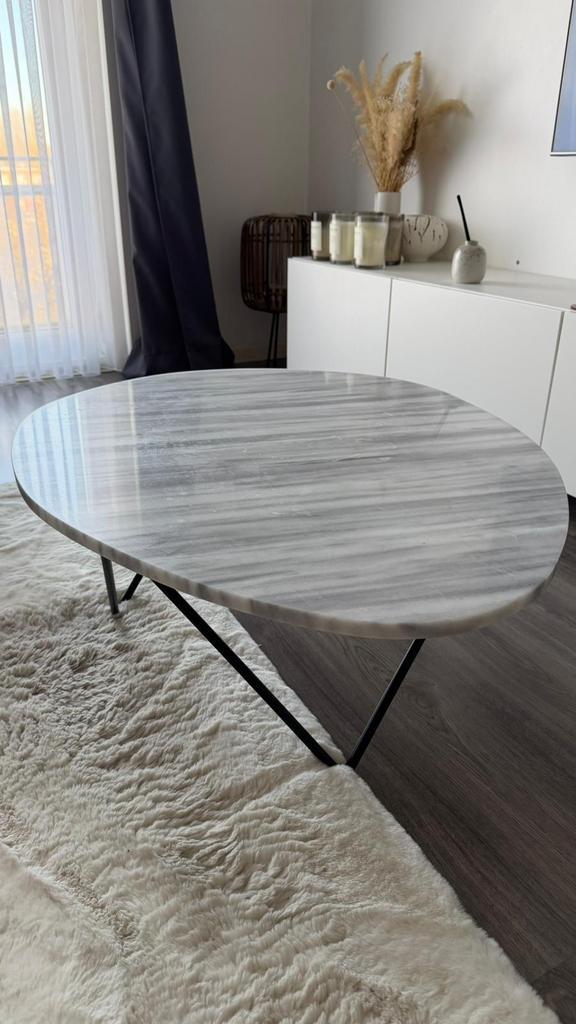 Table basse en marbre à vendre, Maison & Meubles, Tables | Tables de salon, Comme neuf, Enlèvement