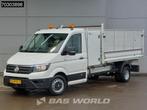 Volkswagen Crafter 177pk Kipper met Kist Dubbellucht 3,5t Tr, Auto's, Bestelwagens en Lichte vracht, Stof, Euro 6, 4 cilinders