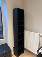 Boekenkast zwart fineer, Ophalen, Minder dan 50 cm, 200 cm of meer, Zo goed als nieuw
