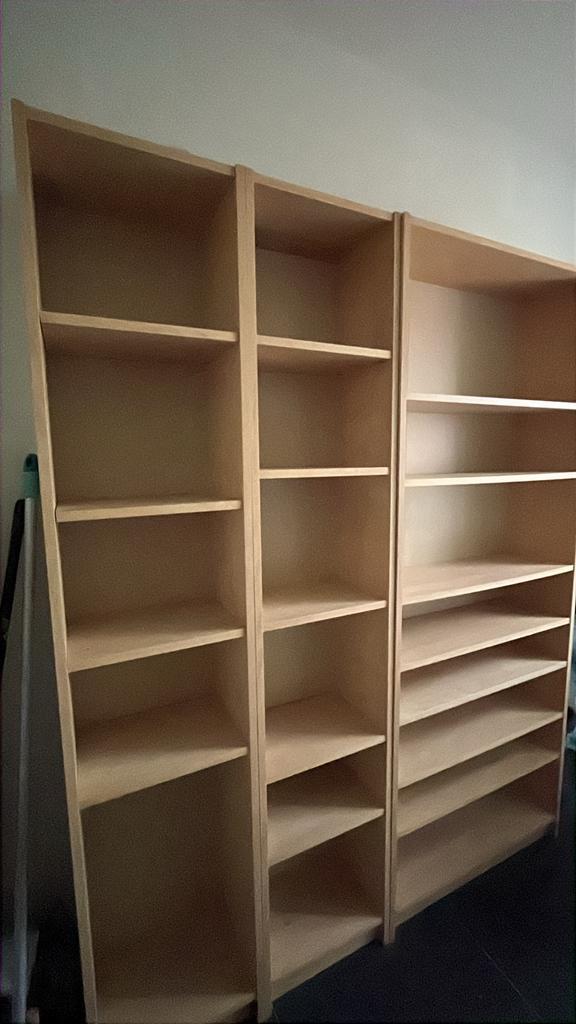3 BILLY boekenkasten per set of apart, Huis en Inrichting, Kasten | Boekenkasten, Gebruikt, 200 cm of meer, 25 tot 50 cm, Ophalen