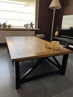 Landelijke massieve salontafel, Huis en Inrichting, Ophalen, Zo goed als nieuw