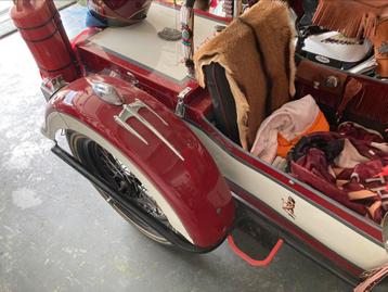 Sidecar Harley Moto avec système de musique