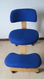 Rybo Balans Partner ergonomische kniestoel, Ophalen, Gebruikt, Blauw, Bureaustoel