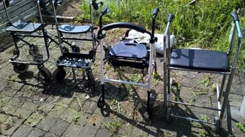 Déambulateur Rollator 4 roues, Enlèvement, Utilisé