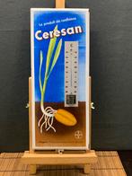 Emaille thermometer BAYER Seresan jaren 40, Verzamelen, Merken en Reclamevoorwerpen, Ophalen, Gebruikt, Reclamebord