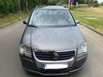 Vw touran 19tdi 105ch 5pl 6vit mod 2008 lederen Clim GPS ja, Voorwielaandrijving, Monovolume, Zwart, 4 cilinders