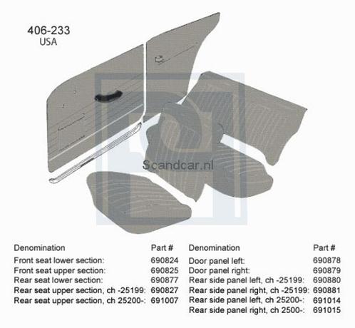 Mattenset P1800ES velours zwart complete set Volvo onderdeel, Autos : Pièces & Accessoires, Habitacle & Garnissage, Volvo, Neuf