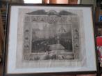 Gravure 'Hommage à Napoléon' 5 mai 1821, Antiquités & Art, Enlèvement ou Envoi