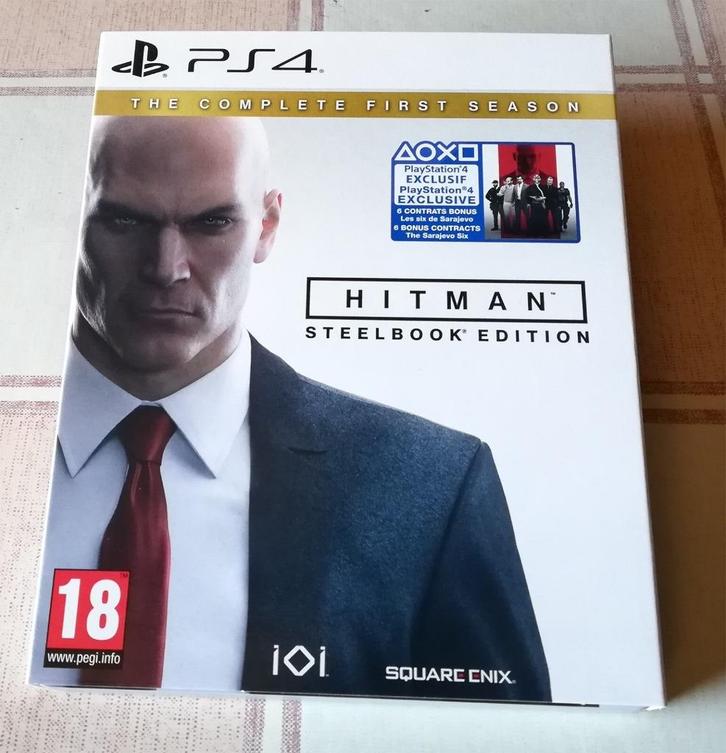 HITMAN: The Complete First Season - PS4 - STEELBOOK EDITION, Games en Spelcomputers, Games | Sony PlayStation 4, Zo goed als nieuw