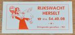 Jean-Pol sticker Rijkswacht Herselt Kramikske Sammy, Ophalen of Verzenden, Overige figuren, Zo goed als nieuw, Plaatje, Poster of Sticker