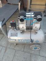 compressor  Hyundai 50l.low noise, Doe-het-zelf en Bouw, Compressors, Ophalen, Zo goed als nieuw