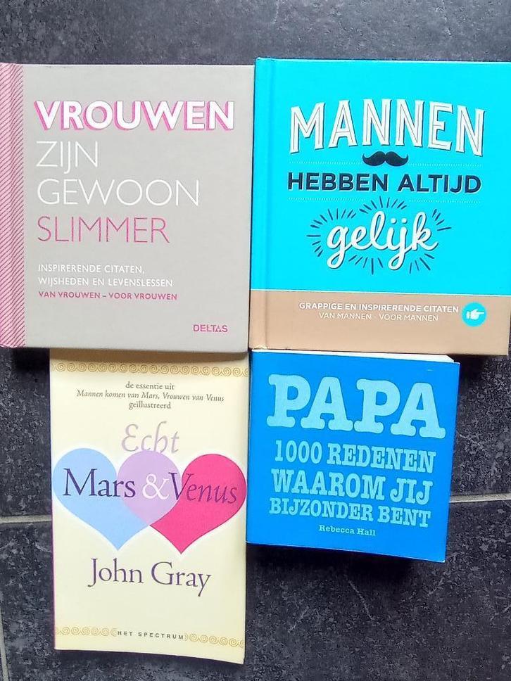 4 BOEKEN OVER MANNEN EN VROUWEN - PRIMA STAAT, Boeken, Romans, Zo goed als nieuw, Ophalen of Verzenden