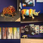 ENSEMBLE DÉCO CONTEMPORAIN – SCULPTURES & TABLEAUX MODERN, Enlèvement