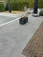 Blauwe steen belgisch, Tuin en Terras, Tegels en Klinkers, Ophalen, Gebruikt, Terrastegels, Natuursteen