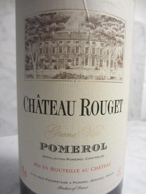 Ch. Rouget 2012 Pomerol (1x150cl), Verzamelen, Wijnen, Zo goed als nieuw, Rode wijn, Frankrijk, Vol, Verzenden