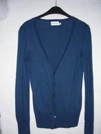 Blauwe cardigan, Talking French, maat : Medium, Kleding | Dames, Truien en Vesten, Blauw, Maat 38/40 (M), Ophalen of Verzenden