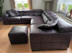 hoeksalon leder natuzzi, Huis en Inrichting, Ophalen, Gebruikt, Leer