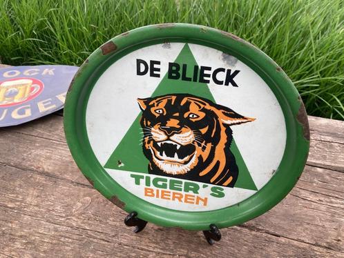 Emaille plateau, Verzamelen, Merken en Reclamevoorwerpen, Gebruikt, Reclamebord, Ophalen of Verzenden