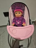 Eetstoel + pop + accessoires, Ophalen, Zo goed als nieuw, Babypop