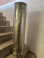 4 dubbelwandige Inox schouwbuizen diameter 250, 1m lengte, Ophalen, Gebruikt
